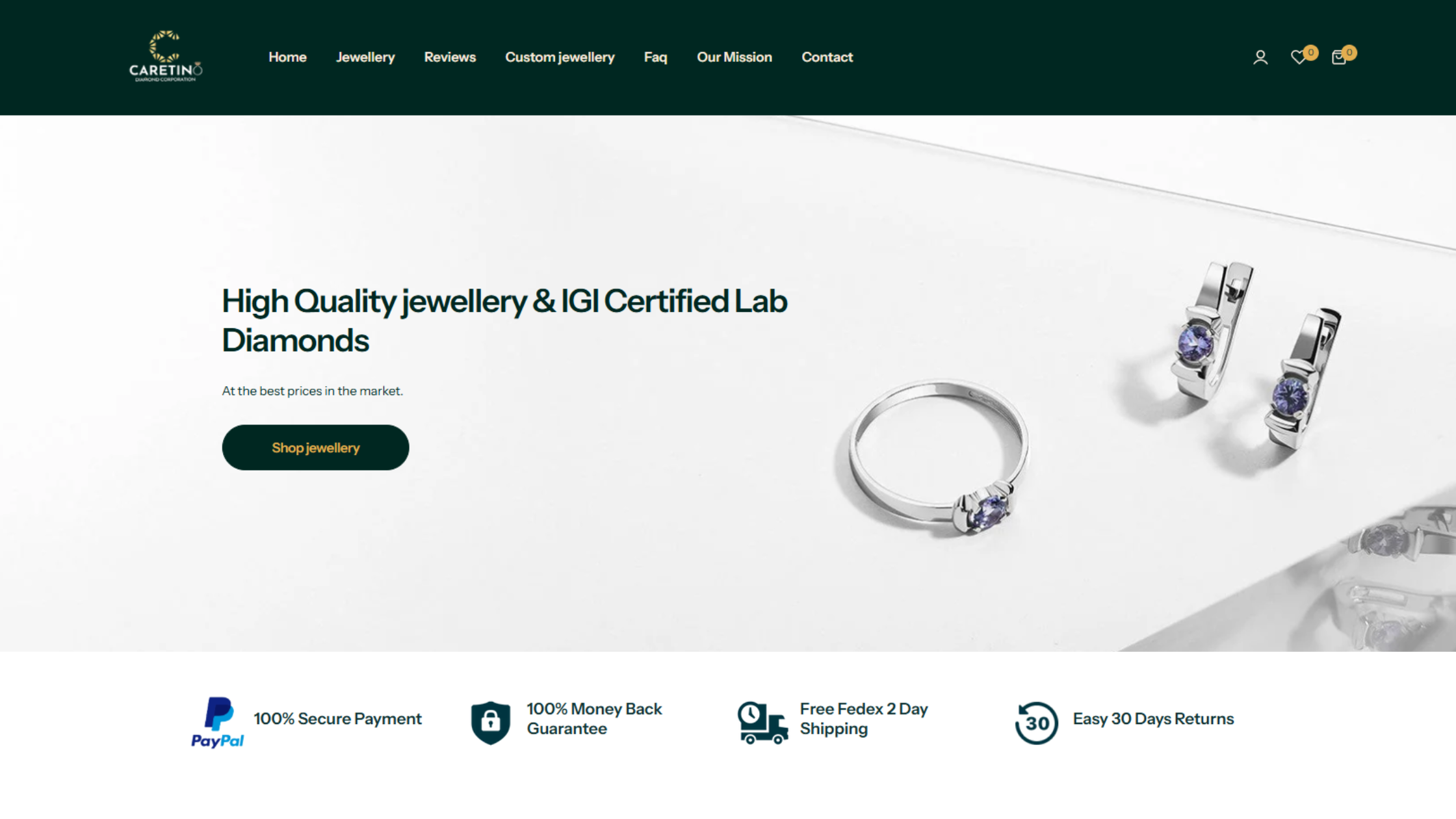 The Garnet Standard: Crafting the Brilliance of Caretino Jewels Online